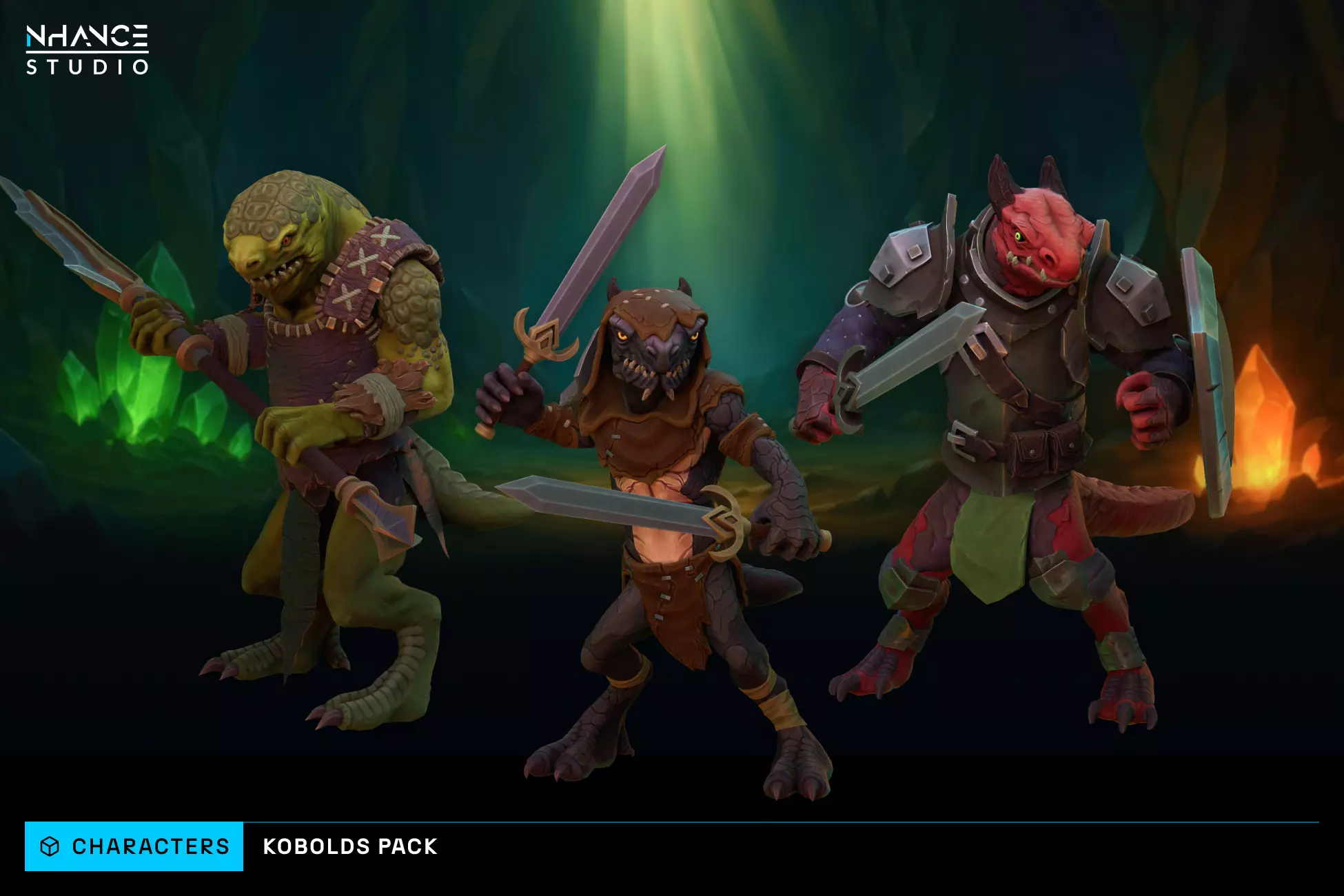 Stylized Fantasy Kobolds Pack